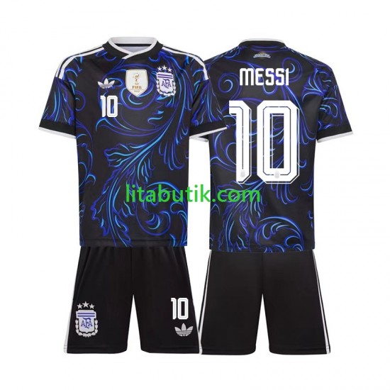 Argentina Lionel Messi 10 Barn Borta Fotbollströja VM 2026 Kortärmad