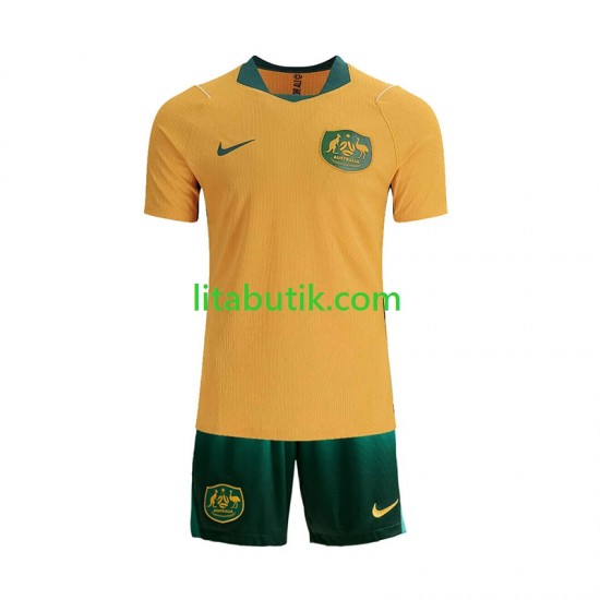 Australien Barn Hemma Fotbollströja VM 2026 Kortärmad
