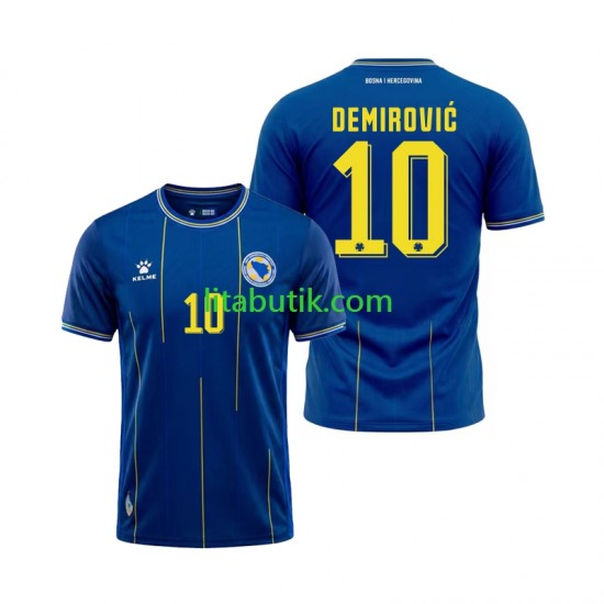 Bosnien Hercegovina Ermedin Demirovic 10 Män Hemma Fotbollströja VM 2026 Kortärmad