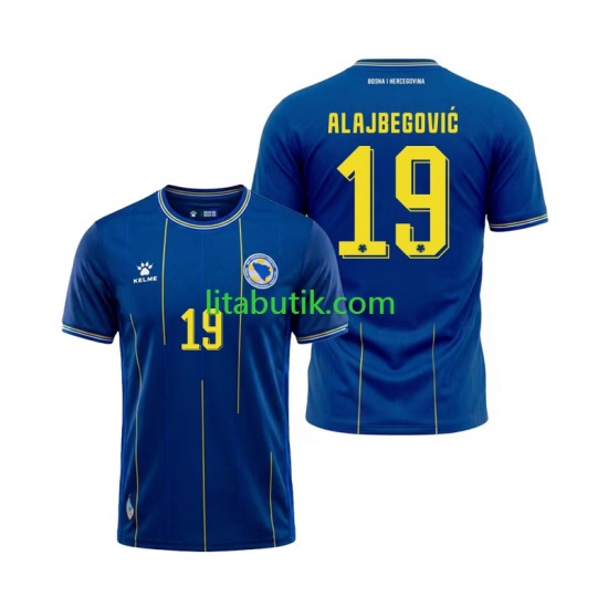 Bosnien Hercegovina Kerim Alajbegovic 19 Män Hemma Fotbollströja VM 2026 Kortärmad