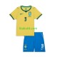 Brasilien Matheus Cunha 9 Chidlren Hemma Fotbollströja VM 2026 Kortärmad