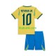 Brasilien Neymar JR 10 Barn Hemma Fotbollströja VM 2026 Kortärmad