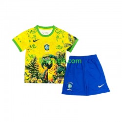 Brasilien Special Barn Hemma Fotbollströja 2026 Kortärmad Brasilien Special Barn Hemma Fotbollströja 2026 Kortärmad