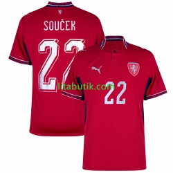 Tjeckien Soucek 22 Män Hemma Fotbollströja VM 2026 Kortärmad Tjeckien Soucek 22 Män Hemma Fotbollströja VM 2026 Kortärmad