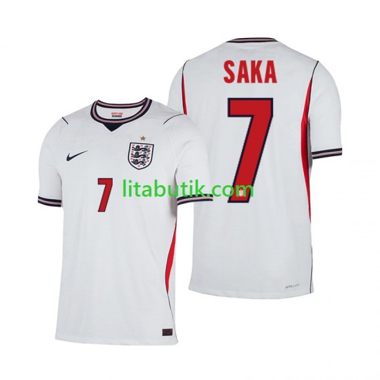 England Bukayo Saka 7 Män Hemma Fotbollströja VM 2026 Kortärmad