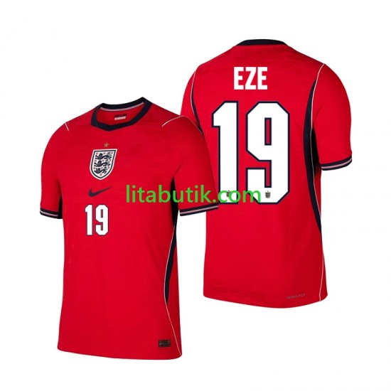 England Eberechi Eze 19 Män Borta Fotbollströja VM 2026 Kortärmad