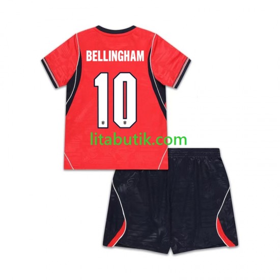 England Jude Bellingham 10 Barn Borta Fotbollströja VM 2026 Kortärmad