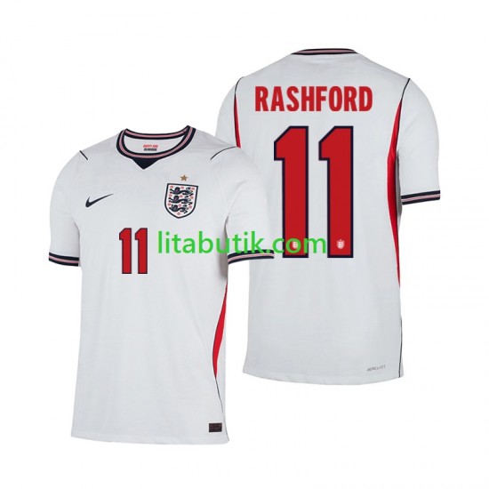 England Marcus Rashford 11 Män Hemma Fotbollströja VM 2026 Kortärmad