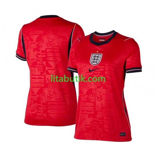England Dam Borta Fotbollströja VM 2026 Kortärmad