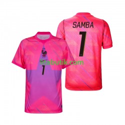 Frankrike Brice Samba 1 Målvakt Män Borta Fotbollströja VM 2026 Kortärmad