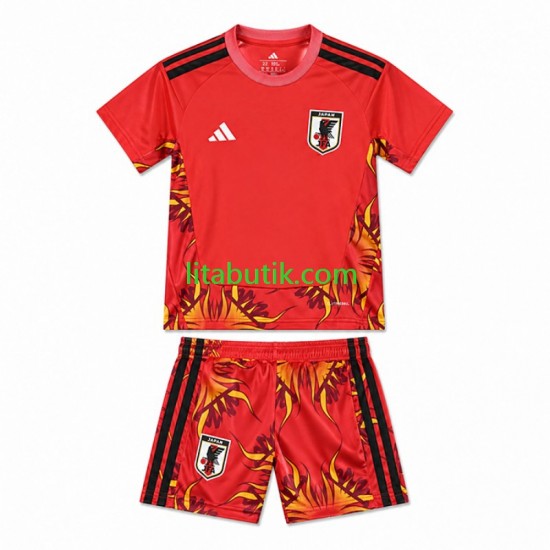 Japan Målvakt Barn Hemma Fotbollströja VM 2026 Kortärmad
