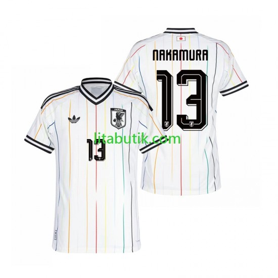 Japan Keito Nakamura 13 Män Borta Fotbollströja VM 2026 Kortärmad