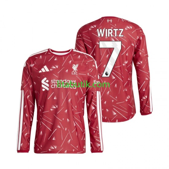 Liverpool Florian Wirtz 7 Män Hemma Fotbollströja 2026-2027 Långärmad