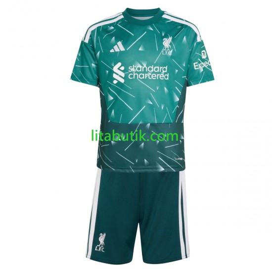 Liverpool Målvakt Barn Hemma Fotbollströja 2026-2027 Kortärmad