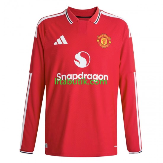 Manchester United Män Hemma Fotbollströja 2026-2027 Långärmad