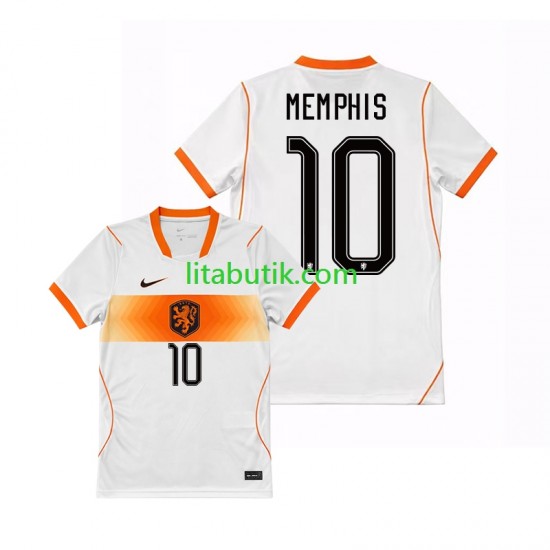 Nederländerna Memphis Depay 10 Män Borta Fotbollströja VM 2026 Kortärmad
