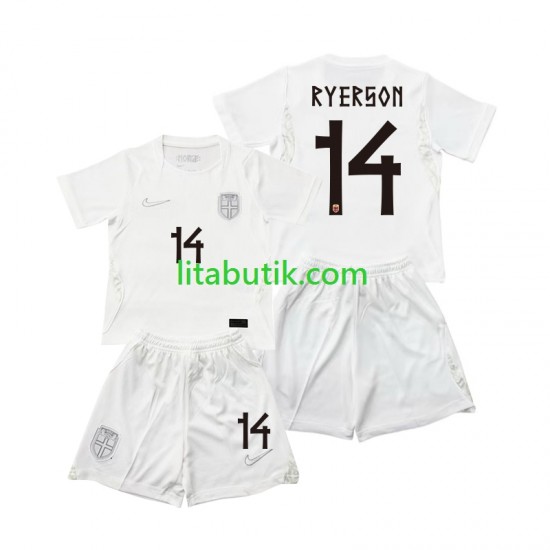 Norge Julian Ryerson 14 Barn Tredje Fotbollströja VM 2026 Kortärmad