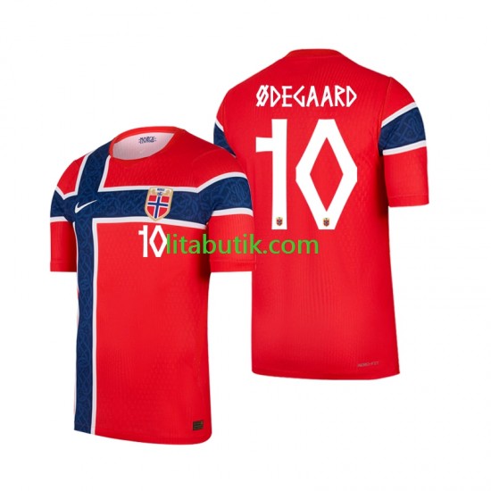 Norge Martin Odegaard 10 Män Hemma Fotbollströja VM 2026 Kortärmad