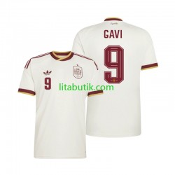 Spanien Gavi 9 Män Borta Fotbollströja VM 2026 Kortärmad Spanien Gavi 9 Män Borta Fotbollströja VM 2026 Kortärmad