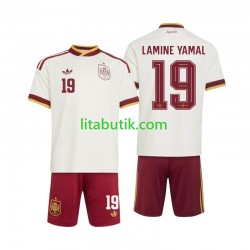 Spanien Lamine Yamal 19 Barn Borta Fotbollströja VM 2026 Kortärmad