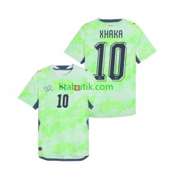 Schweiz Granit Xhaka 10 Män Borta Fotbollströja VM 2026 Kortärmad Schweiz Granit Xhaka 10 Män Borta Fotbollströja VM 2026 Kortärmad