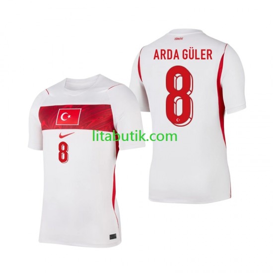 Turkiet Arda Guler 8 Män Borta Fotbollströja VM 2026 Kortärmad