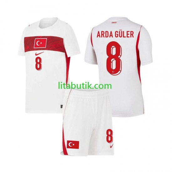 Turkiet Arda Guler 8 Barn Borta Fotbollströja VM 2026 Kortärmad