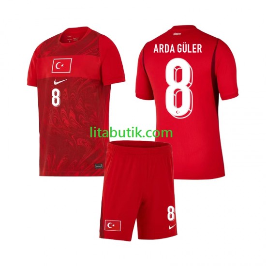 Turkiet Arda Guler 8 Barn Hemma Fotbollströja VM 2026 Kortärmad