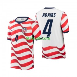 USA Tyler Adams 4 Män Hemma Fotbollströja VM 2026 Kortärmad