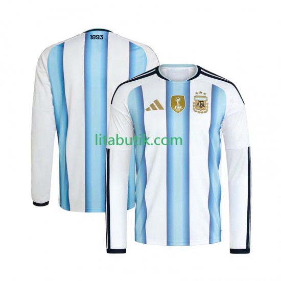 Argentina Män Hemma Fotbollströja VM 2026 Långärmad