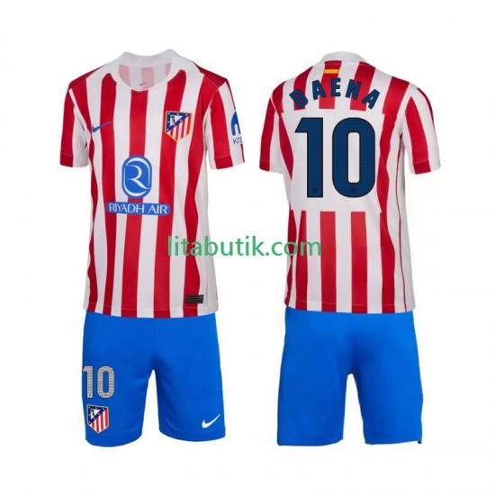 Atlético Madrid Alex Baena 10 Barn Hemma Fotbollströja 2025-2026 Kortärmad