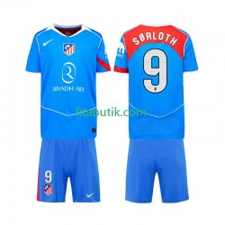 Atlético Madrid Alexander Sorloth 9 Barn Tredje Fotbollströja 2025-2026 Kortärmad Atlético Madrid Alexander Sorloth 9 Barn Tredje Fotbollströja 2025-2026 Kortärmad