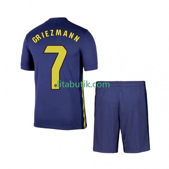 Atlético Madrid Antoine Griezmann 7 Barn Borta Fotbollströja 2025-2026 Kortärmad