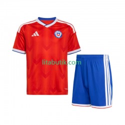Chile Barn Hemma Fotbollströja 2026 Kortärmad