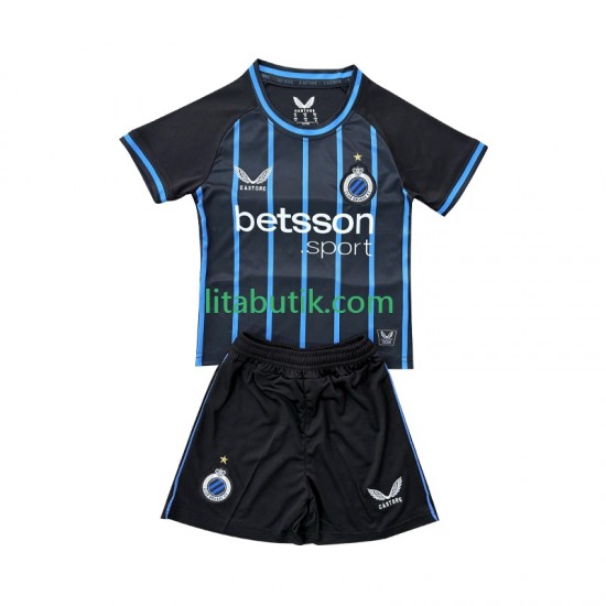 Club Brugge Barn Hemma Fotbollströja 2025-2026 Kortärmad