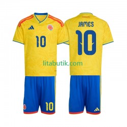 Colombia James Rodriguez 10 Barn Hemma Fotbollströja VM 2026 Kortärmad Colombia James Rodriguez 10 Barn Hemma Fotbollströja VM 2026 Kortärmad