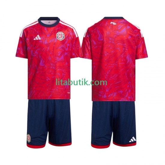 Costa Rica Barn Hemma Fotbollströja 2026 Kortärmad