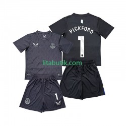 Everton Pickford 1 Målvakt Barn Borta Fotbollströja 2025-2026 Kortärmad Everton Pickford 1 Målvakt Barn Borta Fotbollströja 2025-2026 Kortärmad