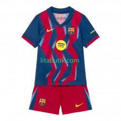 FC Barcelona Barn Fjärde Fotbollströja 2025-2026 Kortärmad