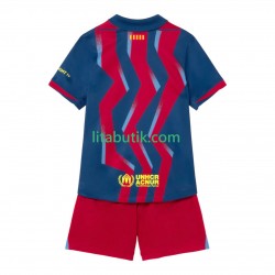 FC Barcelona Barn Fjärde Fotbollströja 2025-2026 Kortärmad