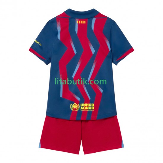 FC Barcelona Barn Fjärde Fotbollströja 2025-2026 Kortärmad