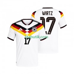 Tyskland Florian Wirtz 17 Män Hemma Fotbollströja VM 2026 Kortärmad Tyskland Florian Wirtz 17 Män Hemma Fotbollströja VM 2026 Kortärmad