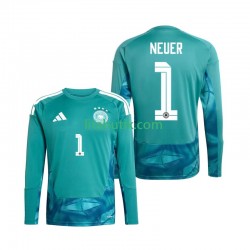 Tyskland Manuel Neuer 1 Målvakt Män Hemma Fotbollströja VM 2026 Långärmad Tyskland Manuel Neuer 1 Målvakt Män Hemma Fotbollströja VM 2026 Långärmad
