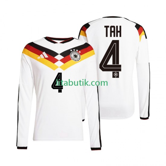 Tyskland Jonathan Tah 4 Män Hemma Fotbollströja VM 2026 Långärmad