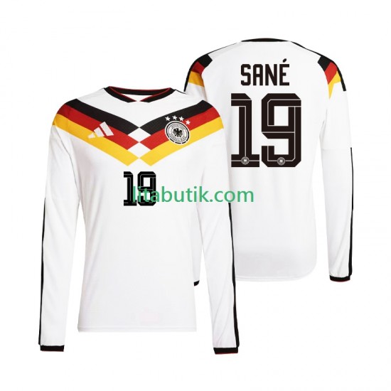 Tyskland Leroy Sane 19 Män Hemma Fotbollströja VM 2026 Långärmad