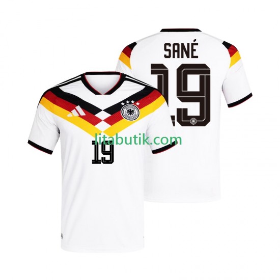 Tyskland Leroy Sane 19 Män Hemma Fotbollströja VM 2026 Kortärmad
