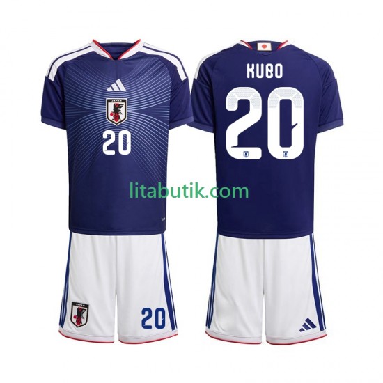Japan Kubo 20 Barn Hemma Fotbollströja VM 2026 Kortärmad