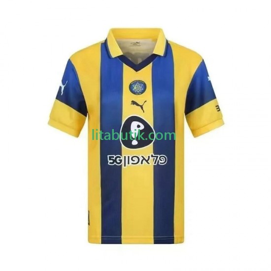 Maccabi Tel Aviv Män Hemma Fotbollströja 2025-2026 Kortärmad