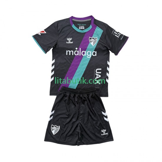 Málaga CF Barn Borta Fotbollströja 2025-2026 Kortärmad