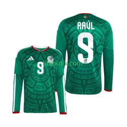 Mexiko Raul Jimenez 9 Män Hemma Fotbollströja VM 2026 Långärmad Mexiko Raul Jimenez 9 Män Hemma Fotbollströja VM 2026 Långärmad